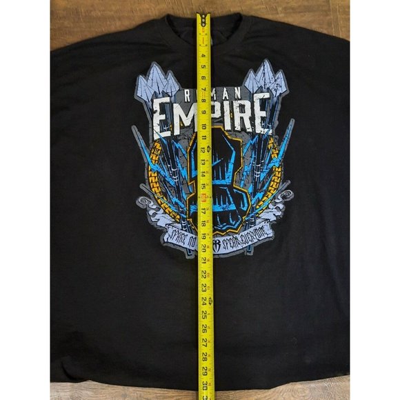 WWE Roman Empire T-Shirt 5XL XXXXXL Reigns "Spare No One Spear Everyone" Shield - Picture 12 of 12